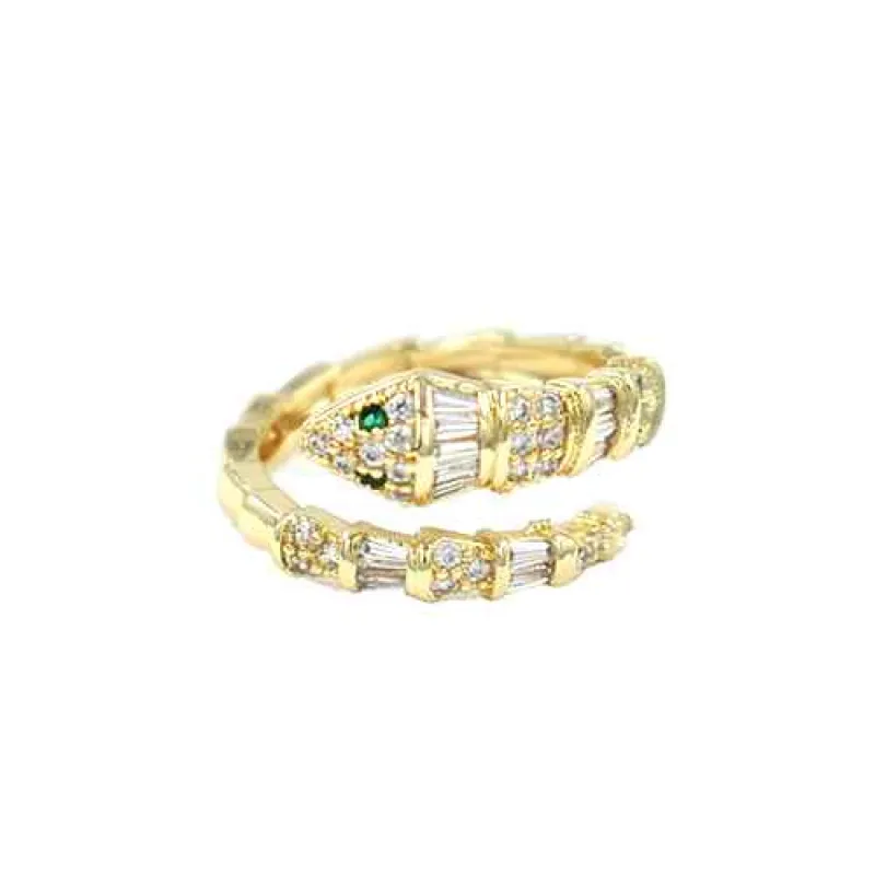 GOLD RING ( 2156 GD ) made by Oh My Jewelry