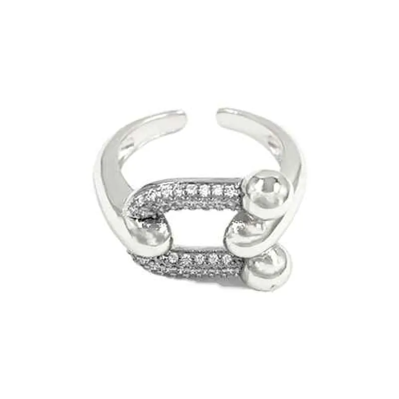 SILVER RING ( 2098 RD ) made by Oh My Jewelry