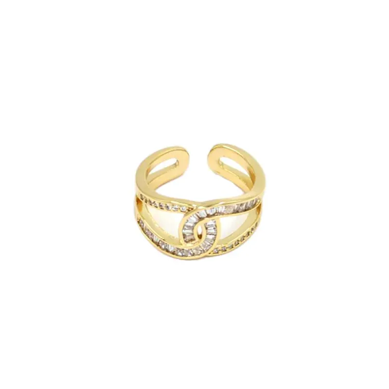 GOLD RING ( 2027 GD ) made by Oh My Jewelry