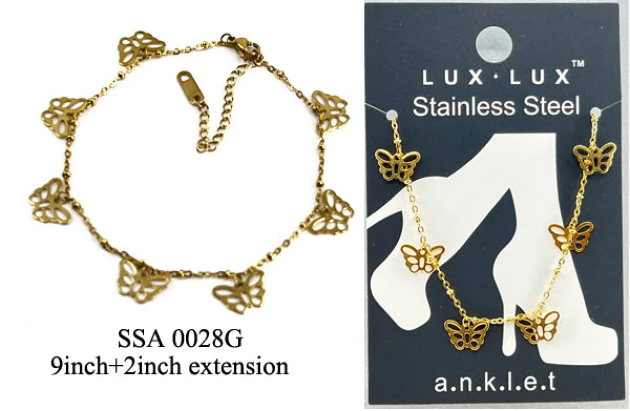 STAINLESS STEEL ANKLET ( 0028 G ) made by Oh My Jewelry