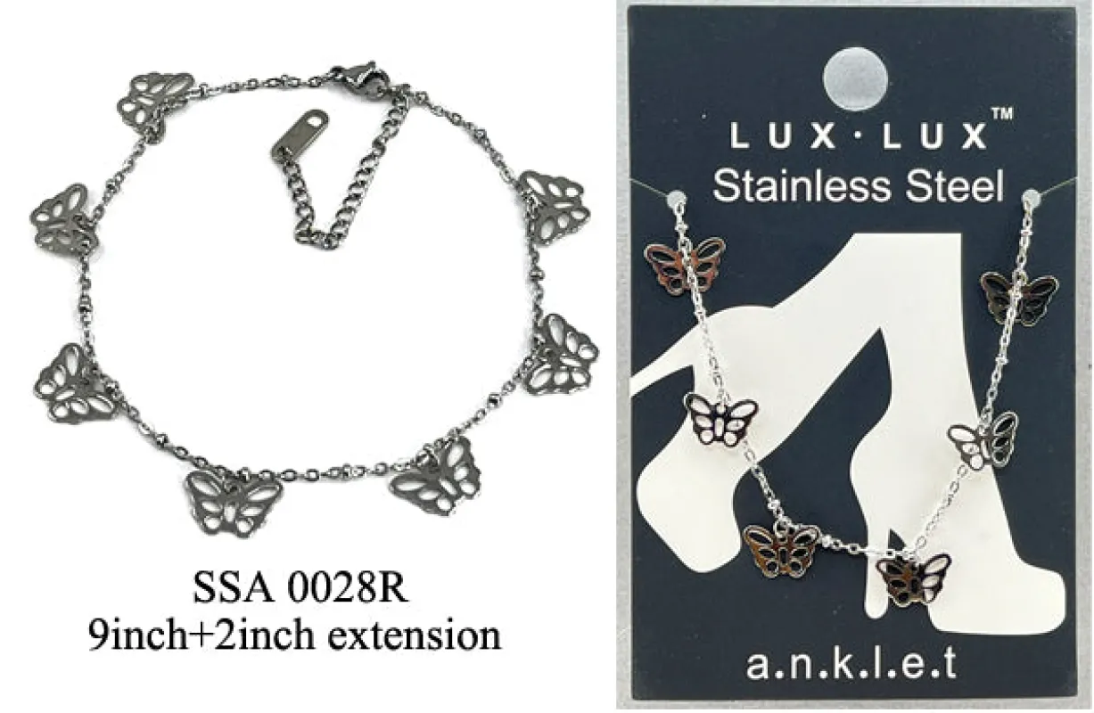 STAINLESS STEEL ANKLET ( 0028 R ) made by Oh My Jewelry