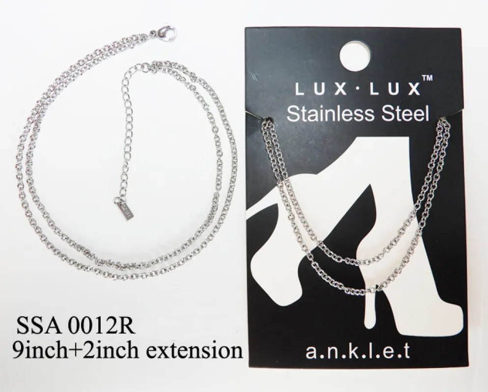 STAINLESS STEEL ANKLET ( 0012 R ) made by Oh My Jewelry