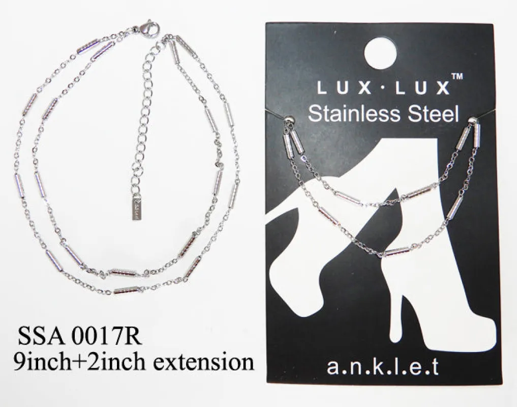 STAINLESS STEEL ANKLET ( 0017 R ) made by Oh My Jewelry