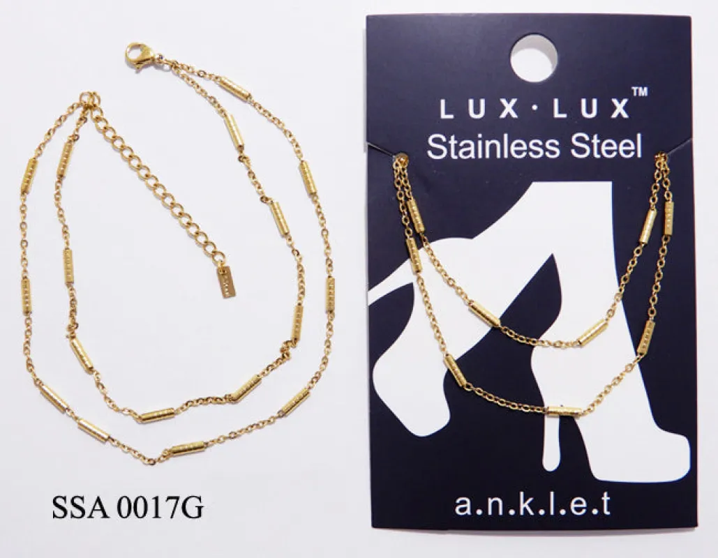 STAINLESS STEEL ANKLET ( 0017 G ) made by Oh My Jewelry