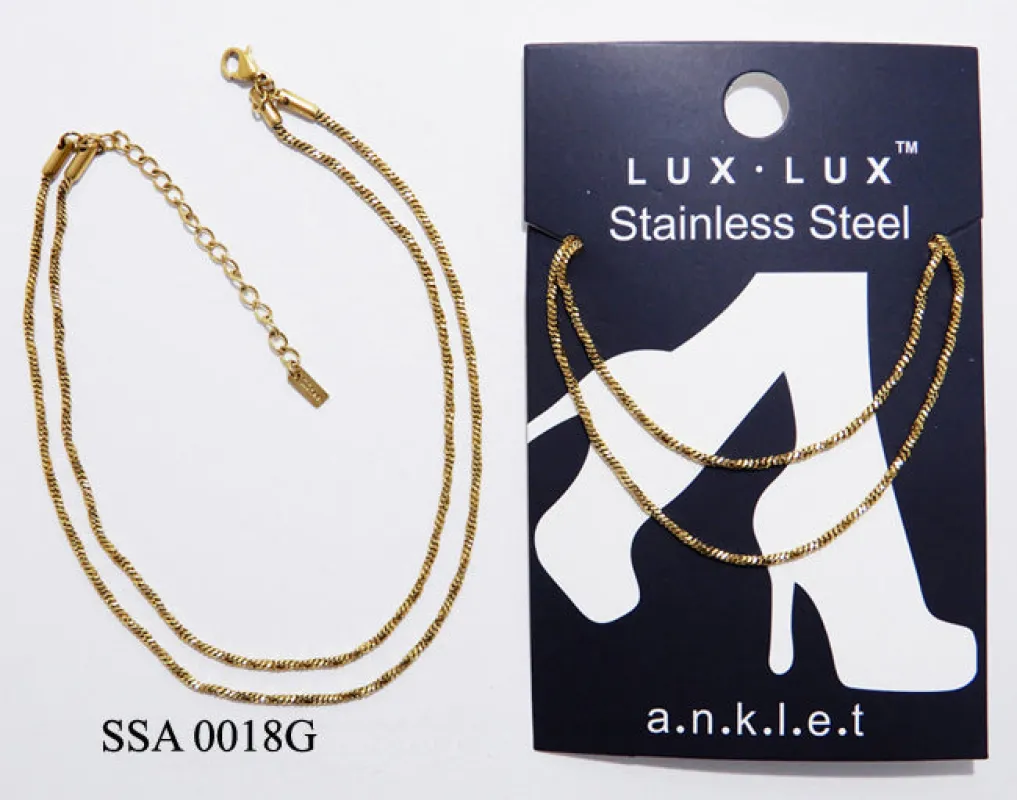 STAINLESS STEEL ANKLET ( 0018 G ) made by Oh My Jewelry