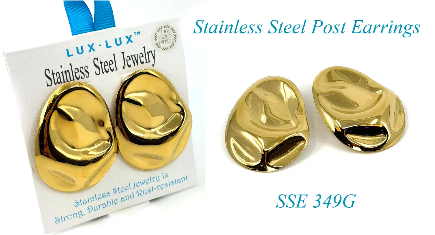 STAINLESS STEEL EARRINGS ( 349 G ) made by Oh My Jewelry