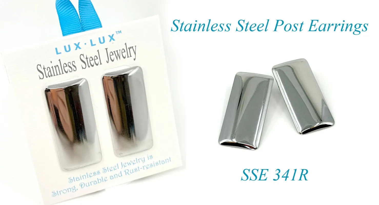 STAINLESS STEEL EARRINGS ( 341 R ) made by Oh My Jewelry