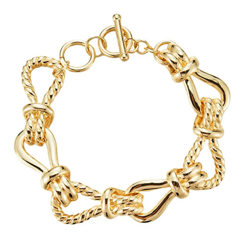 GOLD BRACELET ( 9282 ) made by Oh My Jewelry