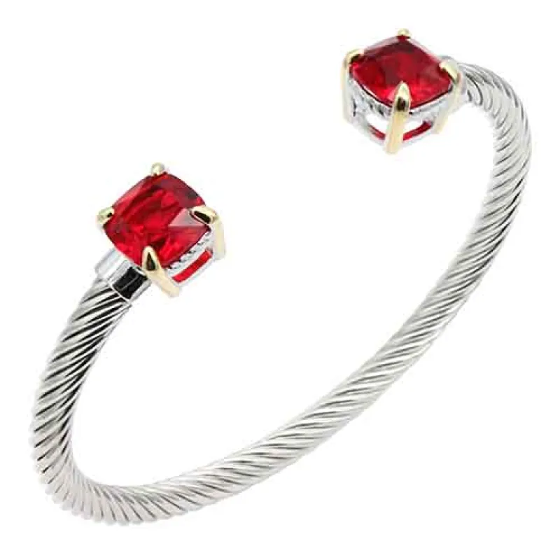SILVER GOLD CUFF BANGLE ( 720 RD ) made by Oh My Jewelry