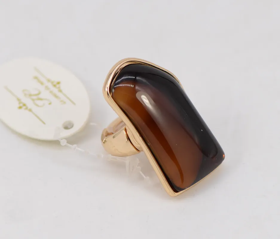 GOLD BROWN RING ( 1060 GLBRN ) made by Fiesta