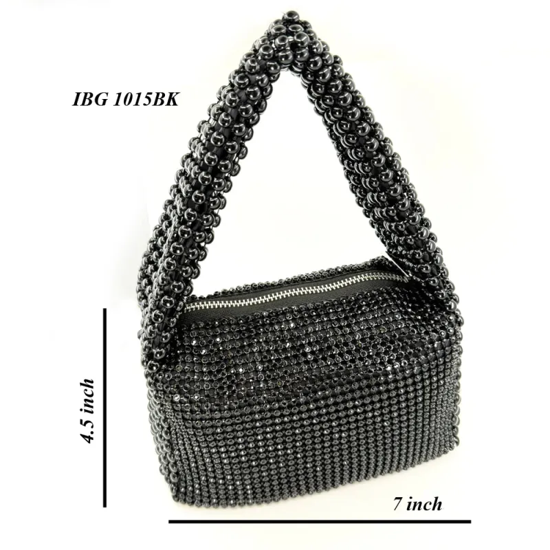 CLUTCH BAG ( 1015 BK ) made by Oh My Jewelry