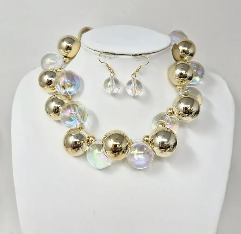NECKLACE SET ( 11436 GCL ) made by Oh My Jewelry