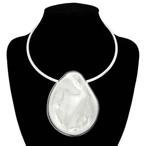 SILVER CHOKER NECKLACE ( 2065 RD ) sold by Oh My Jewelry