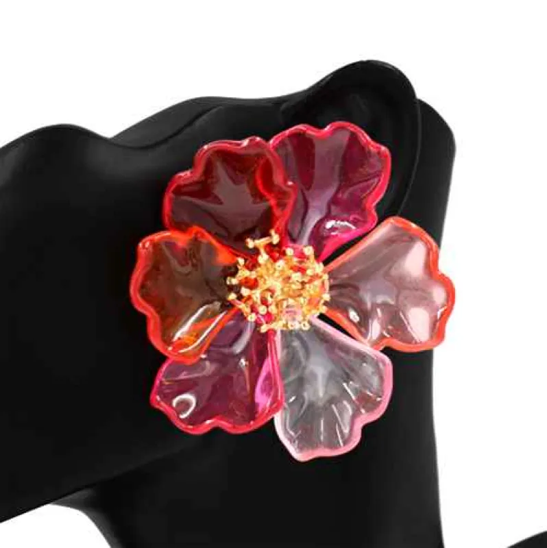 FLOWER EARRINGS ( 1120 PKMIX ) made by Oh My Jewelry