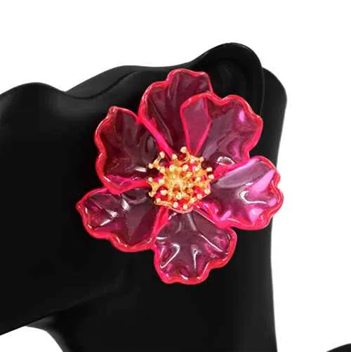 FLOWER EARRINGS ( 1120 PK ) sold by Oh My Jewelry