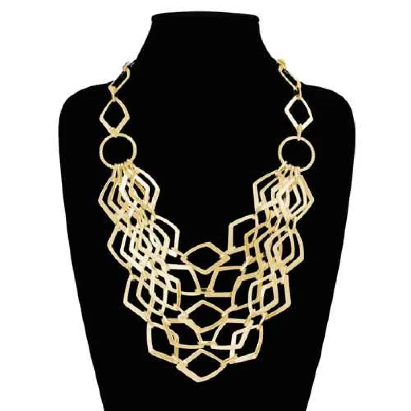 METAL NECKLACE ( 2241 GD ) made by Oh My Jewelry
