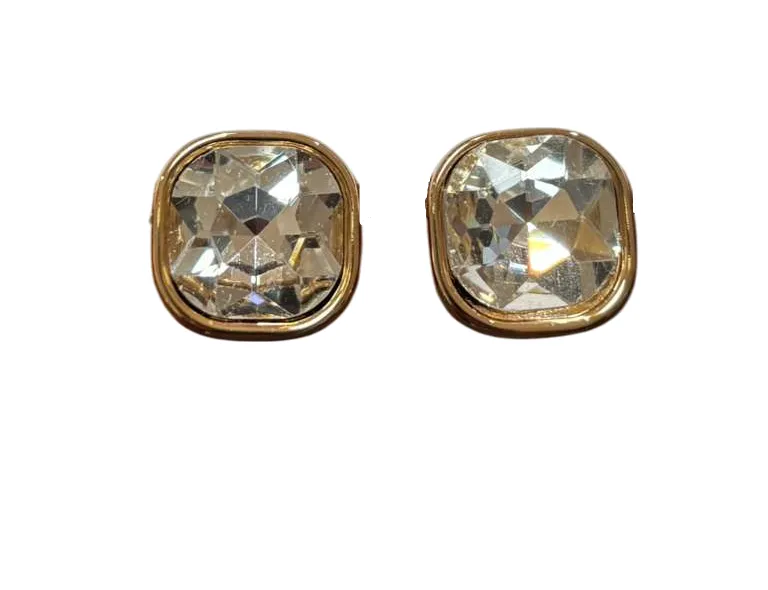 CRYSTAL EARRINGS ( 43 G01 ) sold by Oh My Jewelry