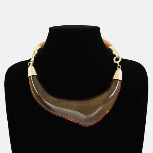 STONE NECKLACE ( 2271 GDTT ) sold by Oh My Jewelry