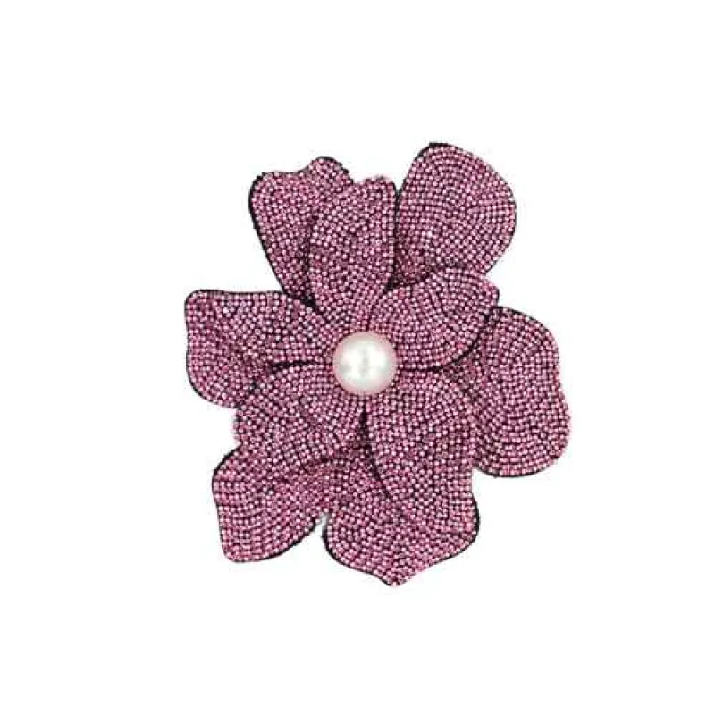 FLOWER BROOCH ( 2222 LPK ) made by Oh My Jewelry