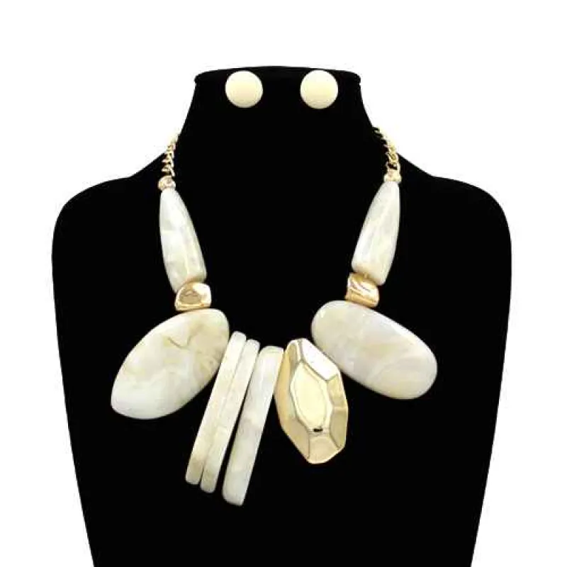 NECKLACE SET ( 2263 IV ) made by Oh My Jewelry
