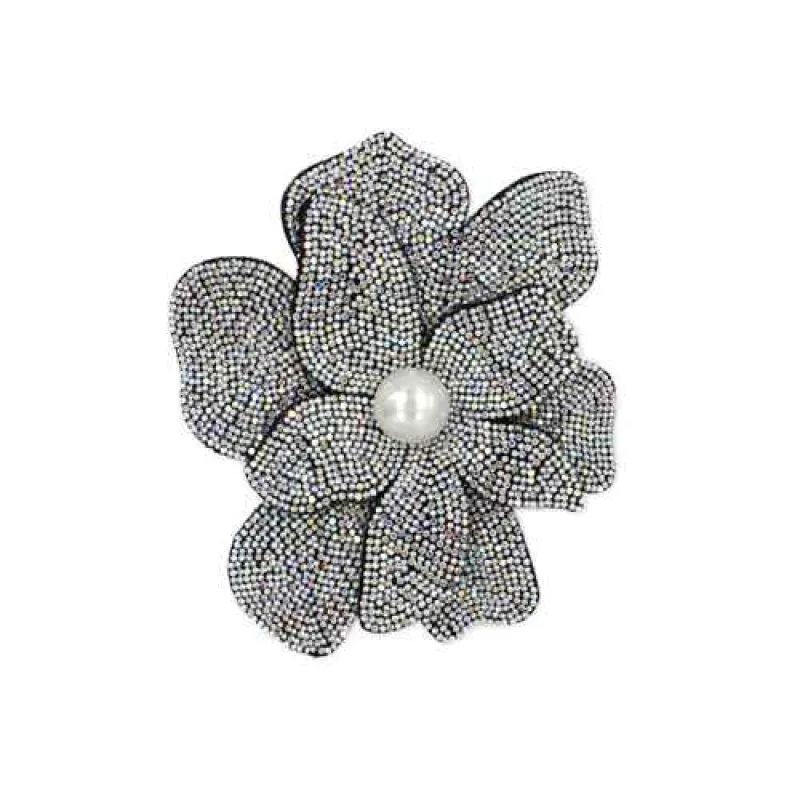 FLOWER BROOCH ( 2222 RDAB ) made by Oh My Jewelry