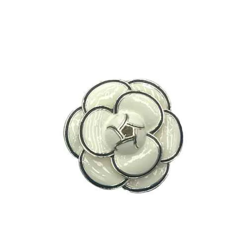 FLOWER BROOCH ( 2194 WT ) made by Oh My Jewelry