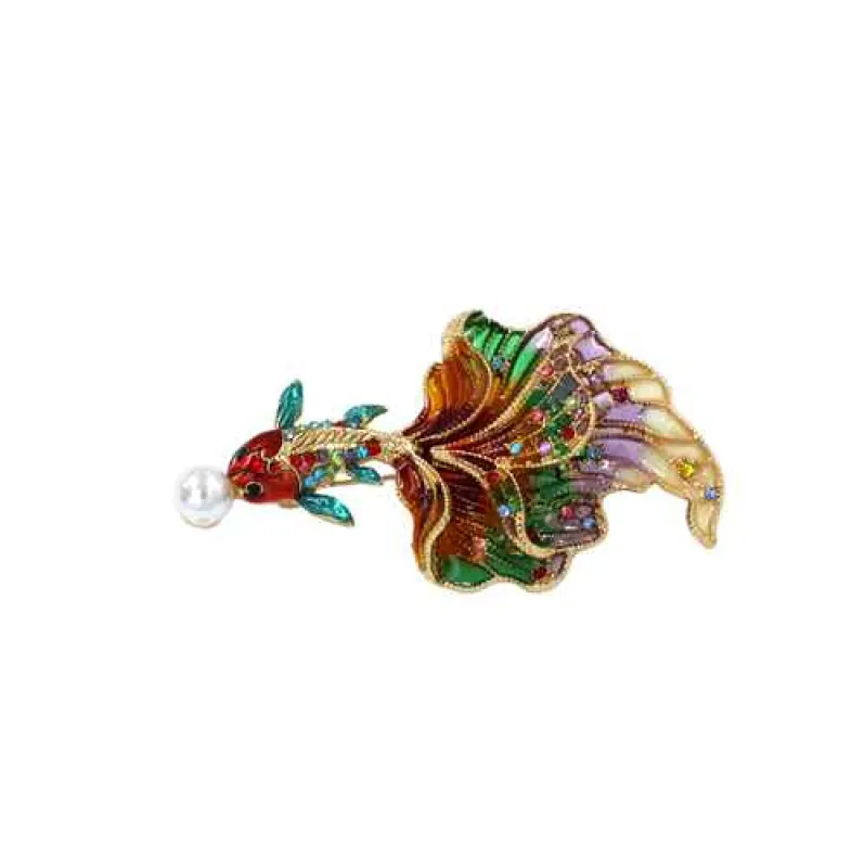 FISH BROOCH ( 2190 GDMLT ) made by Oh My Jewelry