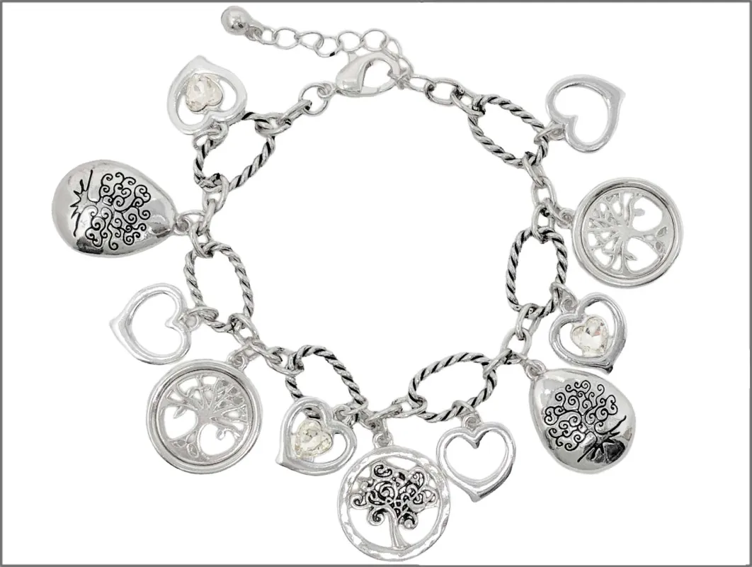 TREE OF LIFE CHARM BRACELET ( 04310 ASCR ) made by Oh My Jewelry