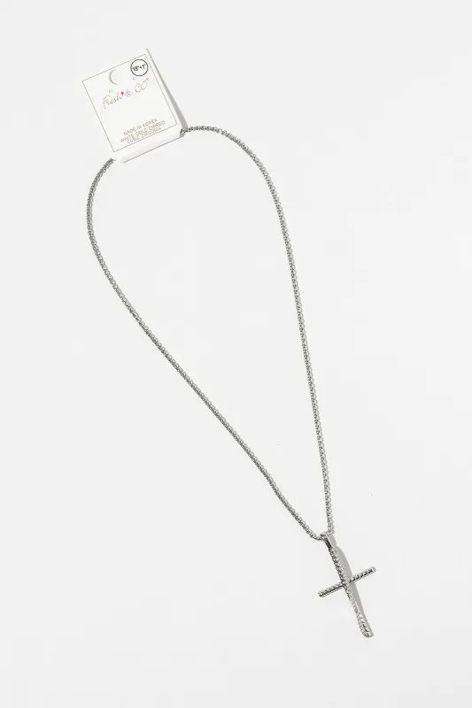 CROSS NECKLACE ( 8299 RCR ) made by Oh My Jewelry