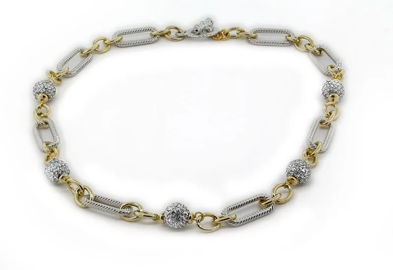 SILVER GOLD CLEAR CZ CUBIC ZIRCONIA STONES ( 7120 SG ) sold by Oh My Jewelry