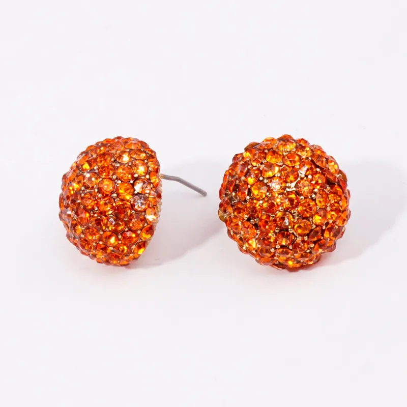 RHINESTONE EARRINGS ( 2109 SUN ) made by Oh My Jewelry