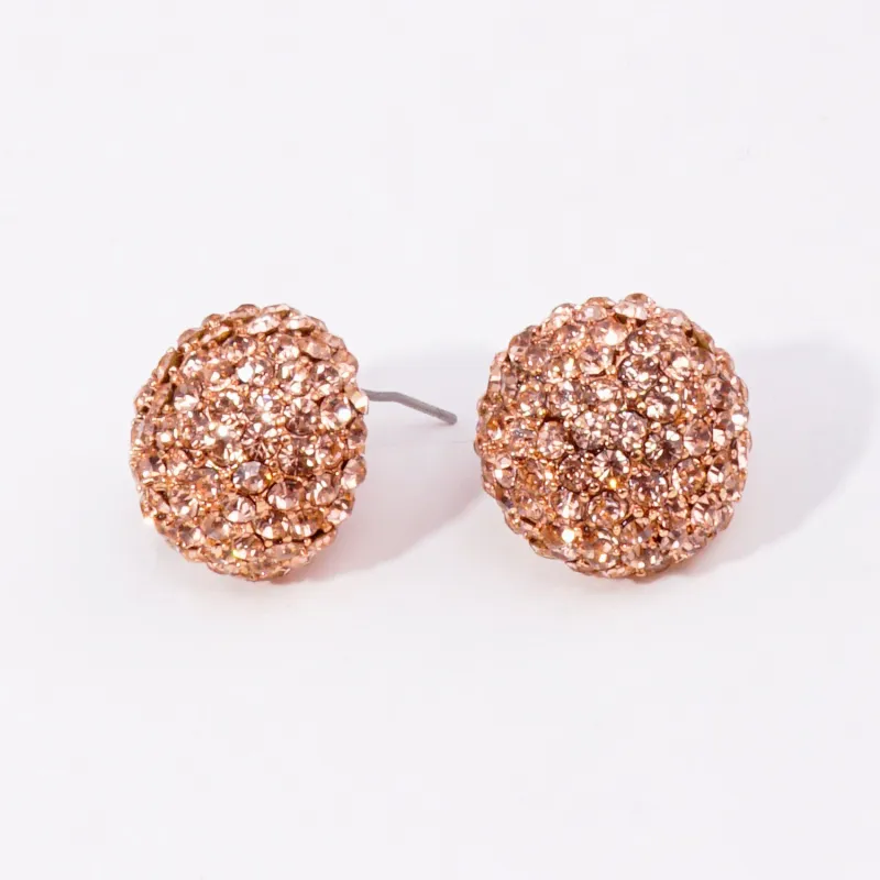 RHINESTONE EARRINGS ( 2109 RGP ) made by Oh My Jewelry