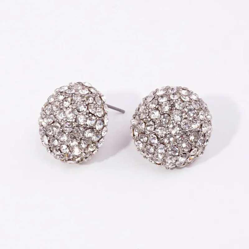 RHINESTONE EARRINGS ( 2109 RCR ) made by Oh My Jewelry