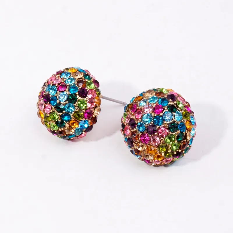 RHINESTONE EARRINGS ( 2109 MT ) made by Oh My Jewelry
