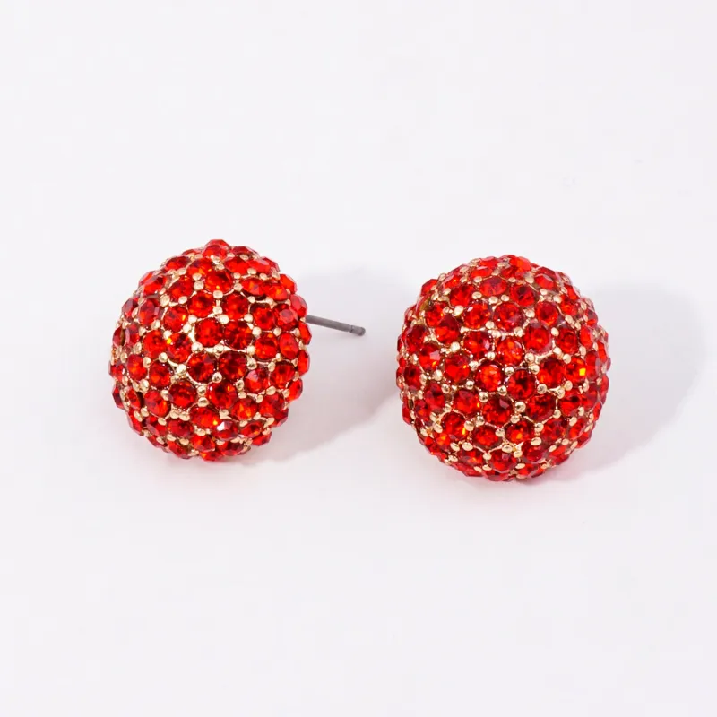 RHINESTONE EARRINGS ( 2109 LSM ) made by Oh My Jewelry