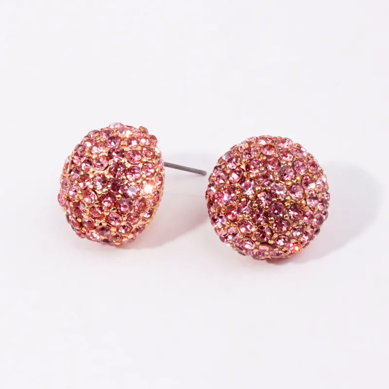RHINESTONE EARRINGS ( 2109 LRO ) made by Oh My Jewelry