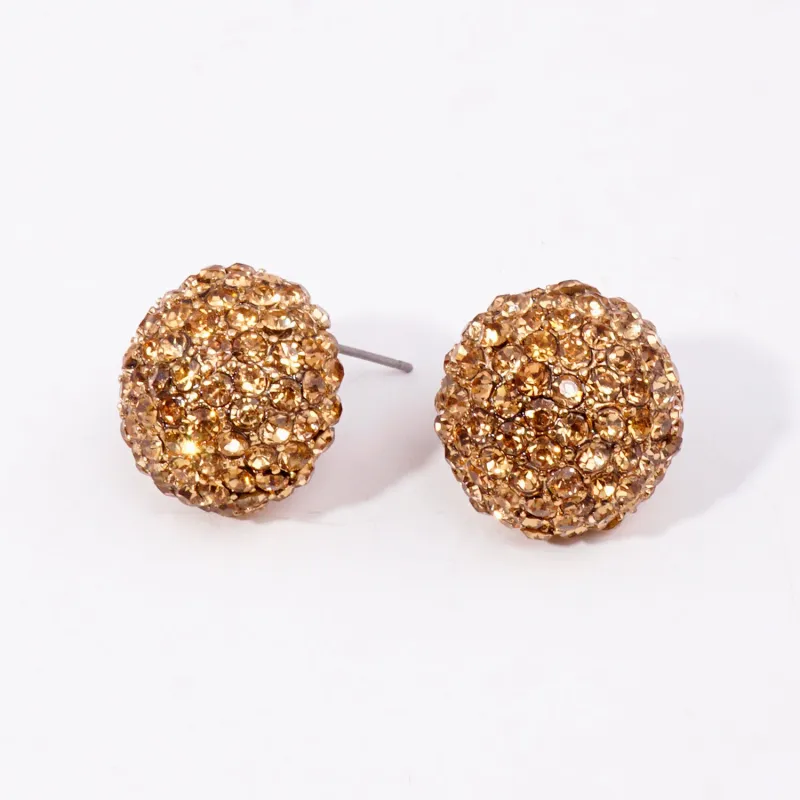 RHINESTONE EARRINGS ( 2109 LCT ) made by Oh My Jewelry