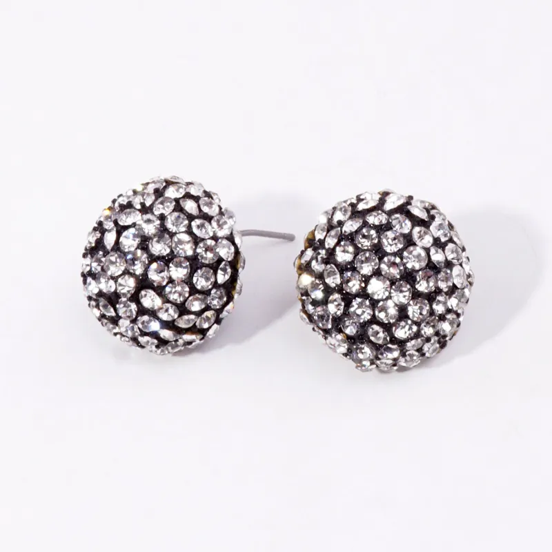 RHINESTONE EARRINGS ( 2109 BCR ) made by Oh My Jewelry