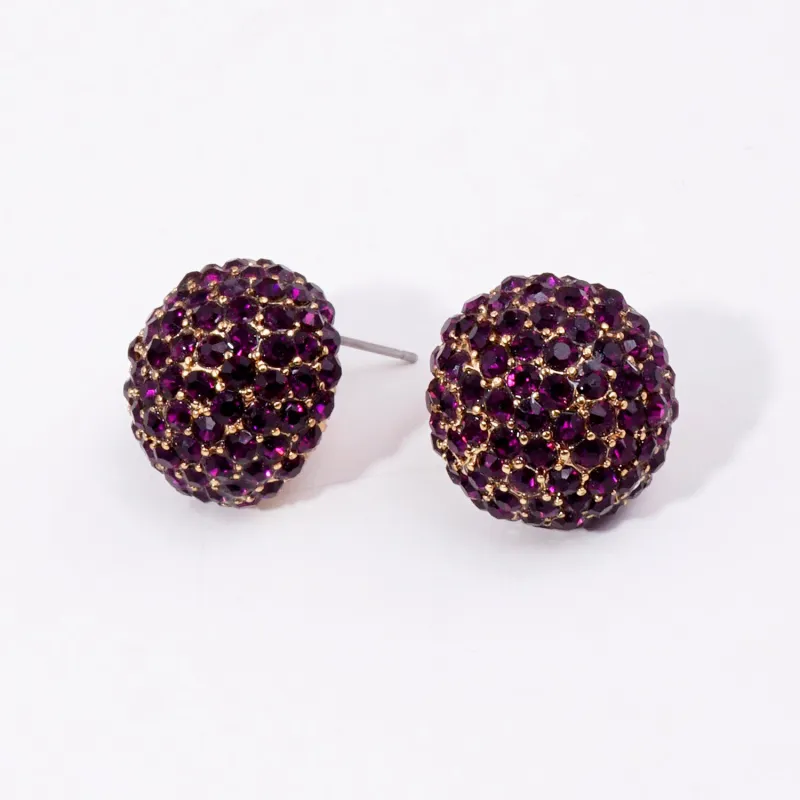 RHINESTONE EARRINGS ( 2109 AMT ) made by Oh My Jewelry