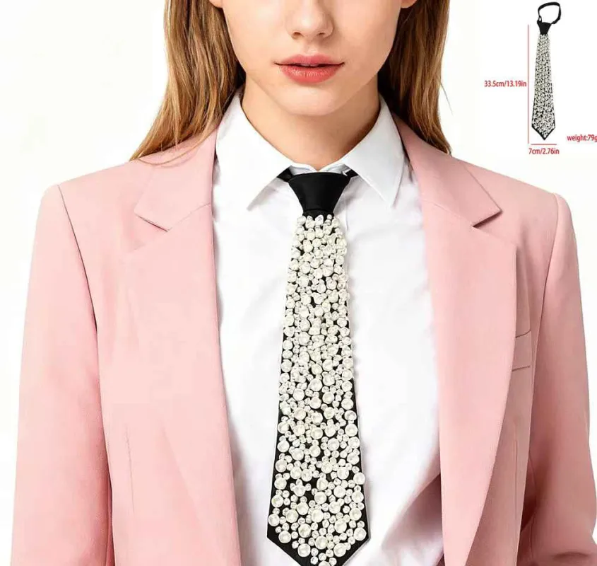 FASHION TIE NECKLACE ( 1670 ) made by Oh My Jewelry