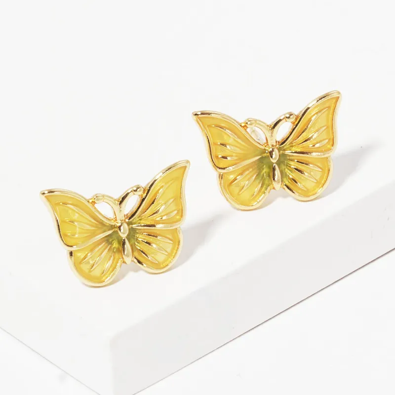 BUTTERFLY EARRINGS ( 2494 GYW ) made by Oh My Jewelry