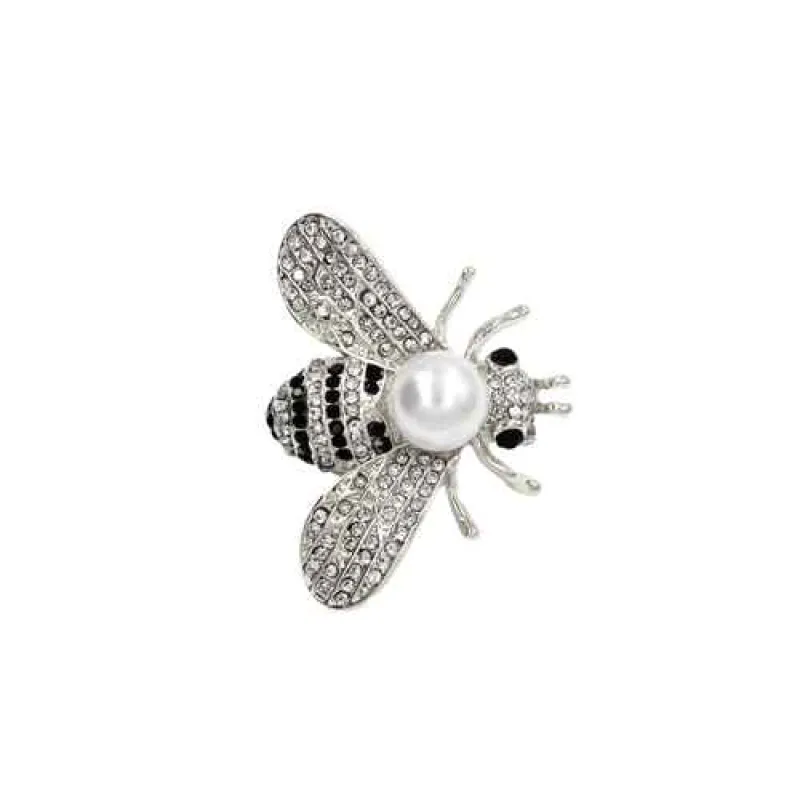 BEE BROOCH ( 2211 RDCLR ) made by Oh My Jewelry