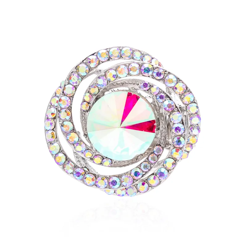 CRYSTAL STRETCH RING ( 1263 SAB ) made by Oh My Jewelry