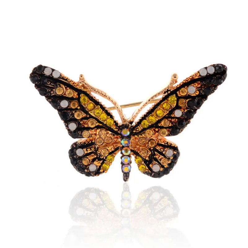 BUTTERFLY BROOCH ( 1173 BRN ) made by Oh My Jewelry