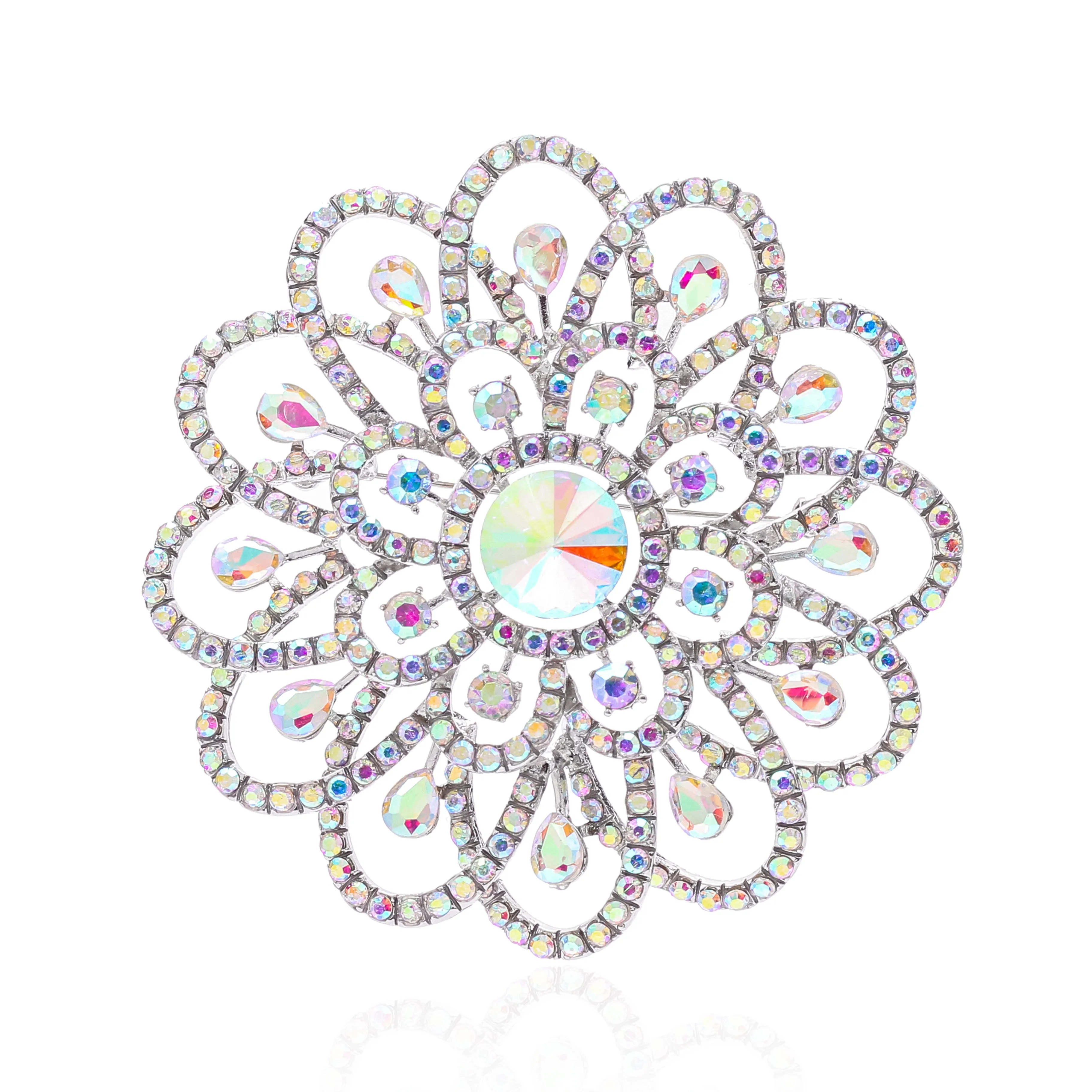 LARGE FLOWER BROOCH ( 1643 SAB ) sold by Oh My Jewelry
