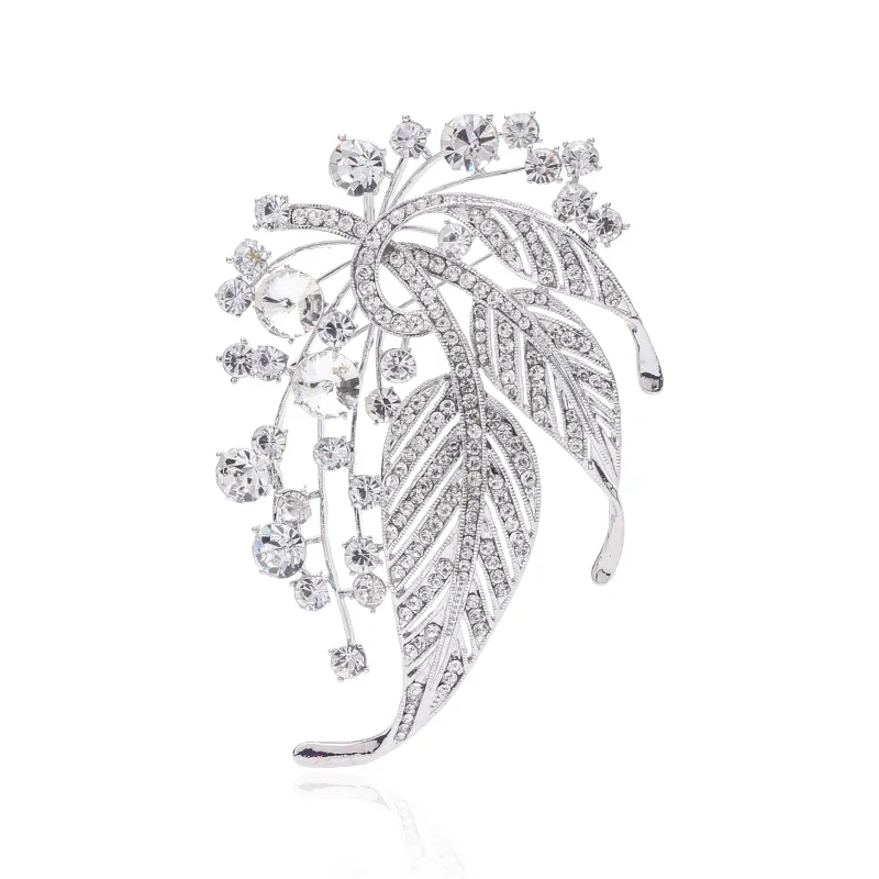EXTRA LARGE FLORAL BROOCH ( 1642 SCL ) made by Oh My Jewelry