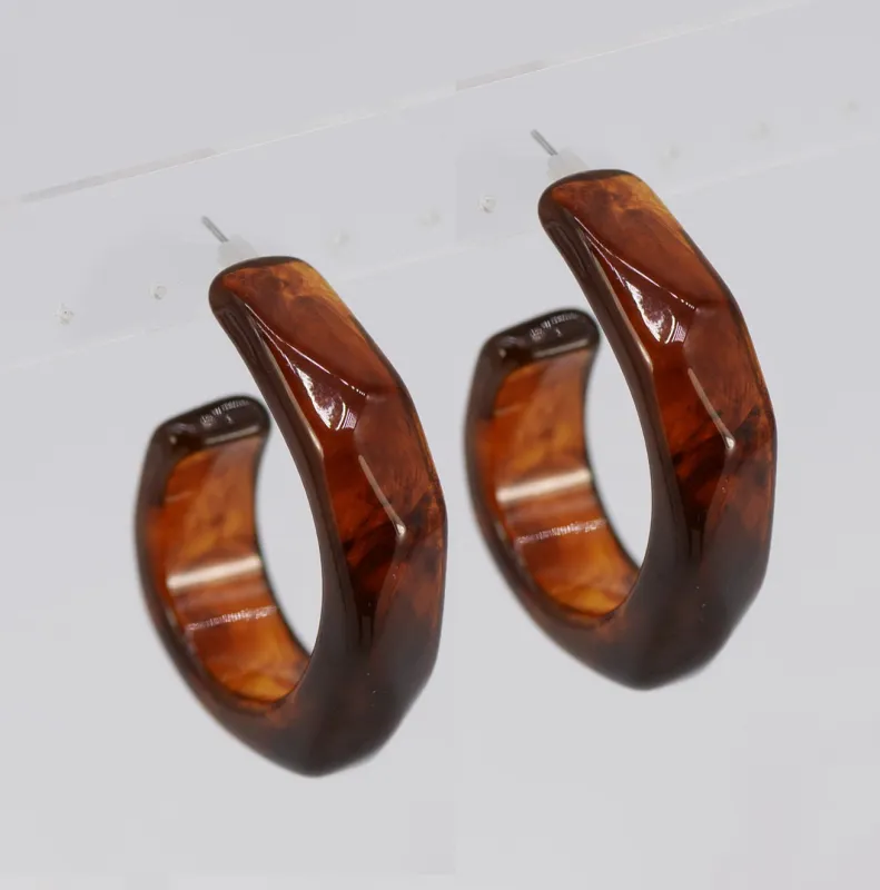 FASHION EARRINGS (78E5232BRN) made by Fiesta
