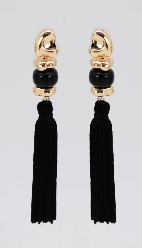 FASHION EARRINGS (25E7237GLBLK) made by Fiesta