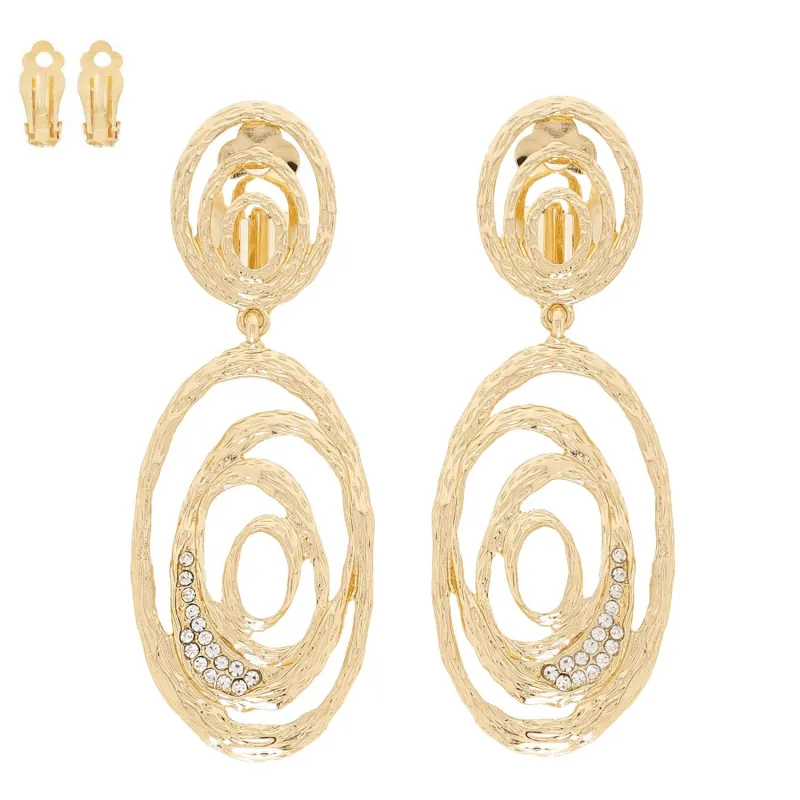 FASHION EARRINGS (ECQM110 G) made by Oh My Jewelry