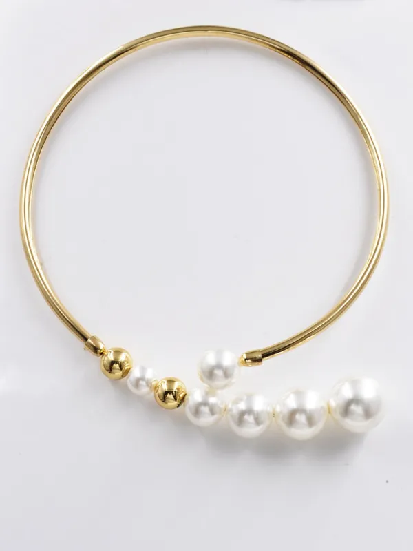 FASHION PEARL NECKLACE (254422 GNK) made by Oh My Jewelry